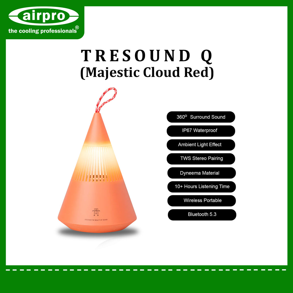 TreSound Q - Bluetooth Speaker with Light Pole