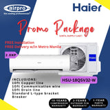 PROMO PACKAGE! HAIER UV COOL CONNECT PRO 2.0HP SPLIT TYPE INVERTER HSU-19QSV32 -W