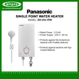 Panasonic Single Point Water Heater & Shower - DH-3VL1PW