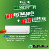 FREE INSTALLATION & SHIPPING ROMO!! HAIER UV COOL CONNECT PRO 2.0HP HSU-19QSV32-W