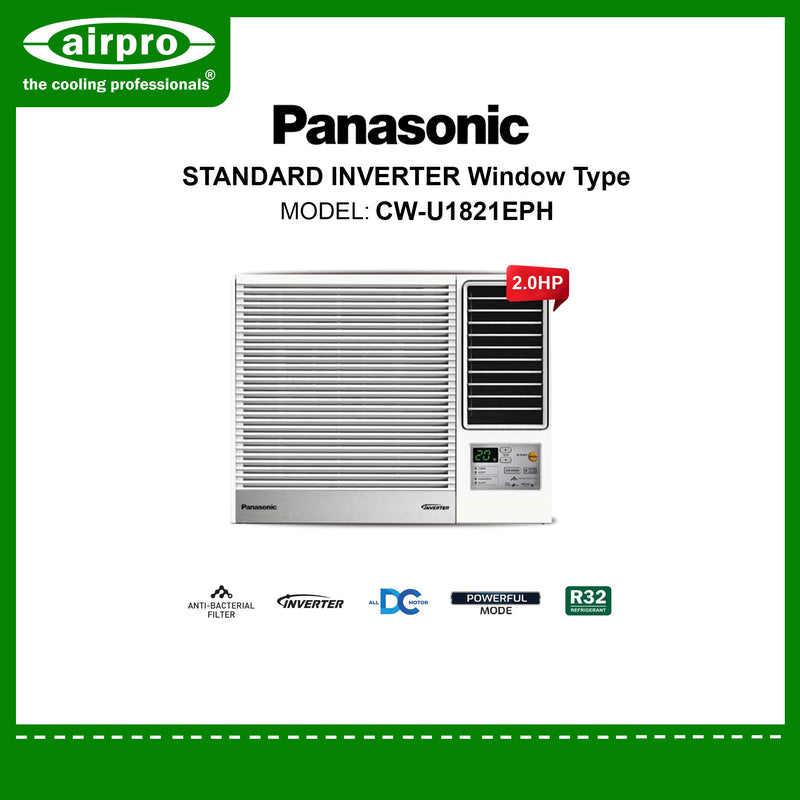 PANASONIC STANDARD INVERTER Window Type 2.0HP / CW-U1821EPH