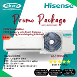 PROMO PACKAGE! HISENSE 1.5 HP SPLIT TYPE INVERTER AIRCON W/ FREE INSTALLATION