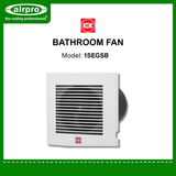 KDK Exhaust Bathroom Fan, Model: 15EGSB