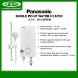 Panasonic Single Point Water Heater & Shower - DH-3VP1PW