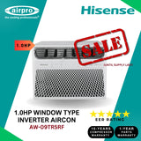 SALE! HISENSE 1.0 HP WINDOW TYPE INVERTER AW-09TR5RF