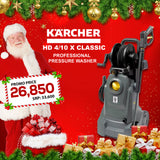 KARCHER HD 4/10 X CLASSIC HIGH PRESSURE WASHER