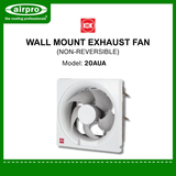 KDK Wall Mount Exhaust Fan (non-reversible) Model: 20AUA