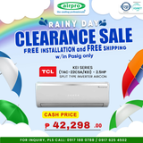 TCL ELITE SERIES 2.5HP SPLIT TYPE  INVERTER TAC-22CSA/KEI (supply & installation)