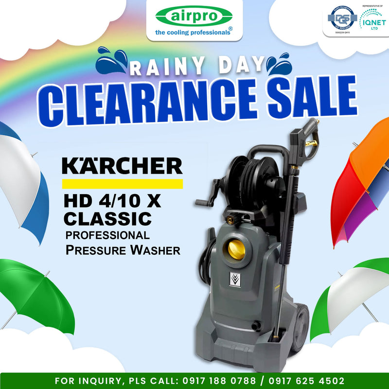 KARCHER HD 4/10 X CLASSIC HIGH PRESSURE WASHER (CASH)