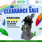 KARCHER HD 4/10 X CLASSIC HIGH PRESSURE WASHER (CASH)