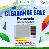 PANASONIC PREMIUM Window Type 2.5HP / CW-XU2421EPH (CASH PAYMENT)