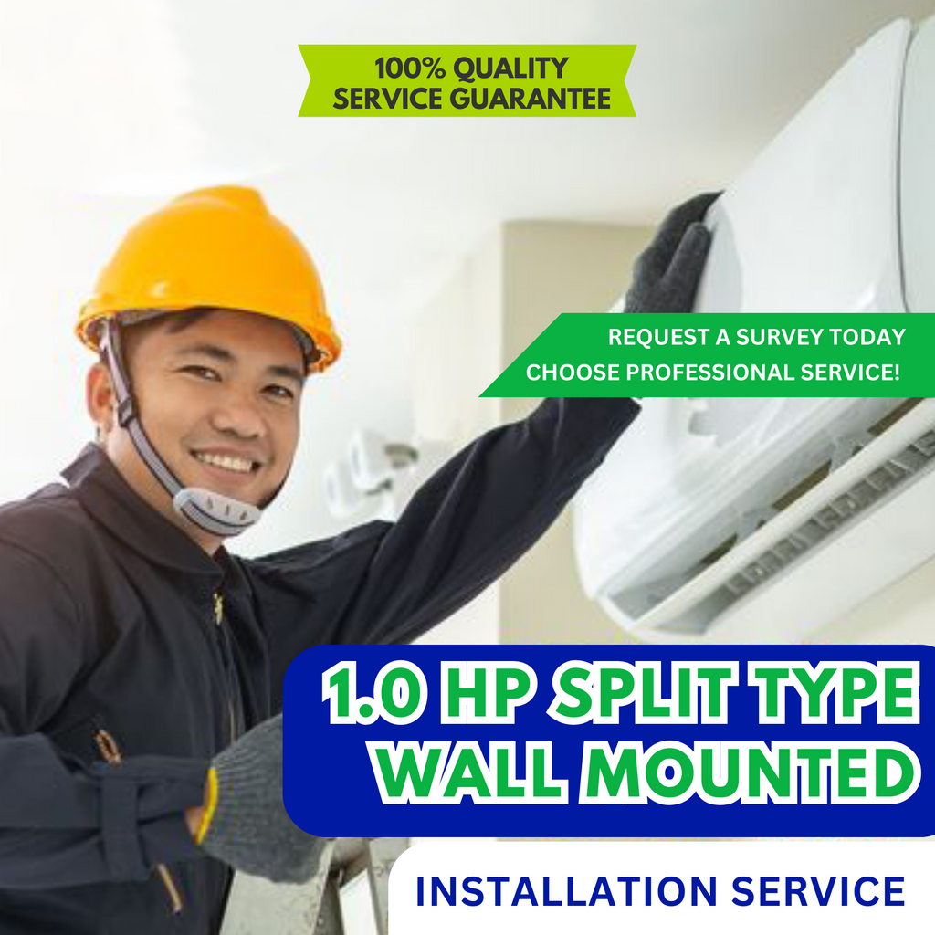 Installation 1.0 HP Split Type Aircon