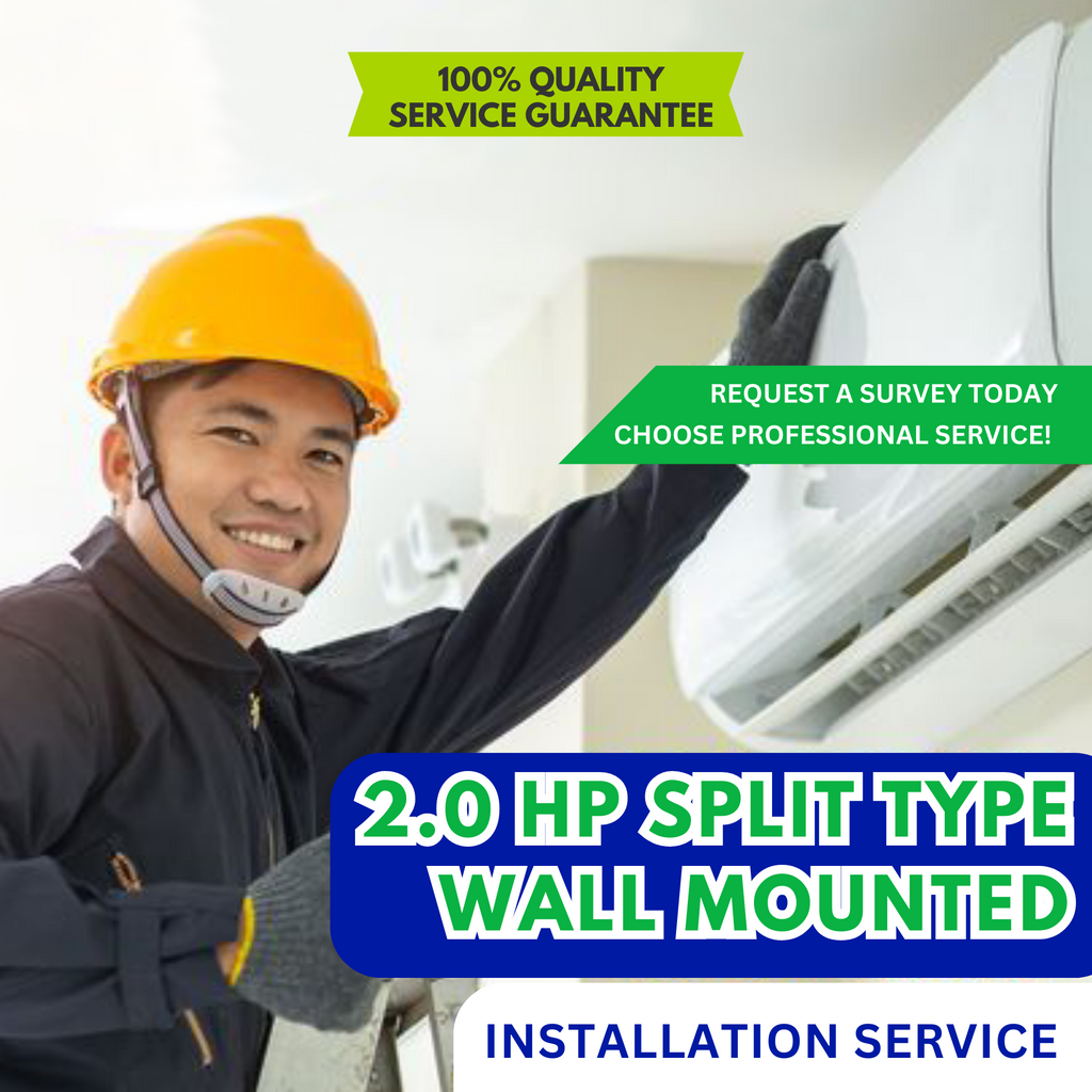 Installation 2.0 HP Split Type Aircon