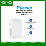 DAIKIN Streamer Air Purifier 40 Type - MC40UVM6-7