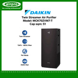 DAIKIN  1234 Twin Streamer Air Purifier 70 - MCK70ZVM7-T