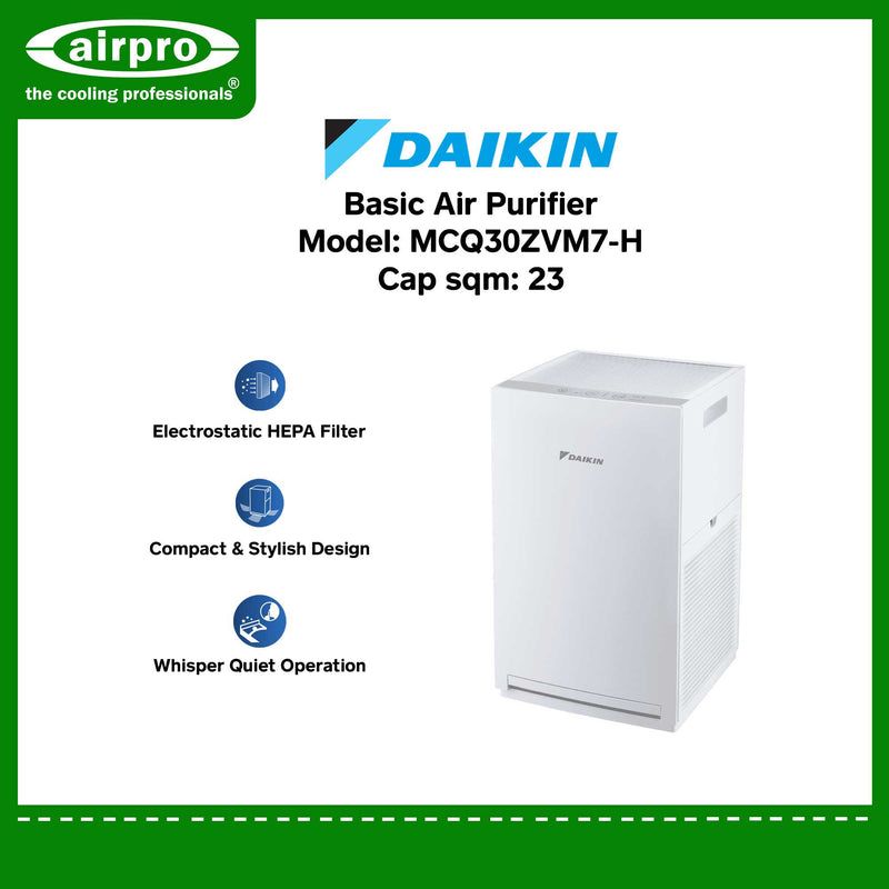 DAIKIN Basic Air Purifier 30 - MCQ30ZVM7-P