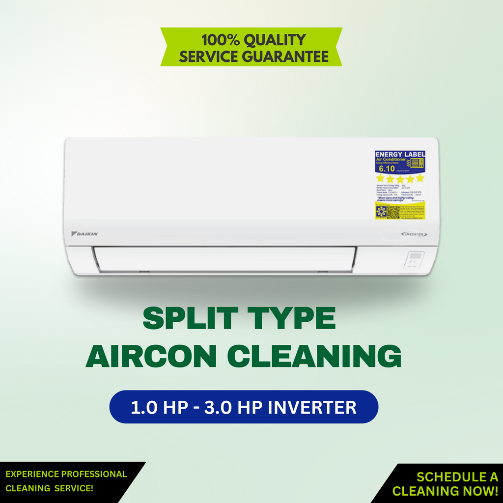 Cleaning Wall Mounted Split Type Aircon