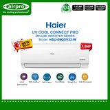 HAIER UV COOL CONNECT PRO 1.0HP SPLIT TYPE INVERTER HSU-09QSV32-W