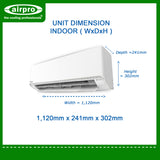 PANASONIC PREMIUM INVERTER 3.0HP SPLIT TYPE CS/CU-XU30AKQ