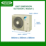 DAIKIN D-SMART KING SERIES 3.0HP SPLIT TYPE INVERTER FTKZ71WVM