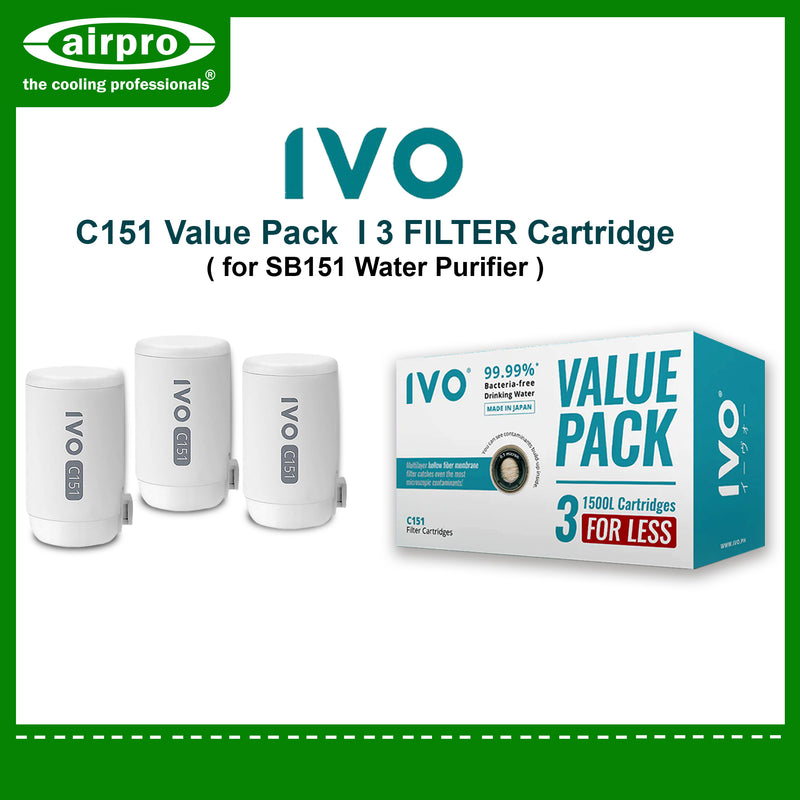IVO C151 Value Pack (3 Cartridges) - CASH PAYMENT
