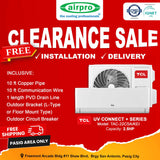 TCL ELITE SERIES 2.5HP SPLIT TYPE  INVERTER TAC-22CSA/KEI (supply & installation)